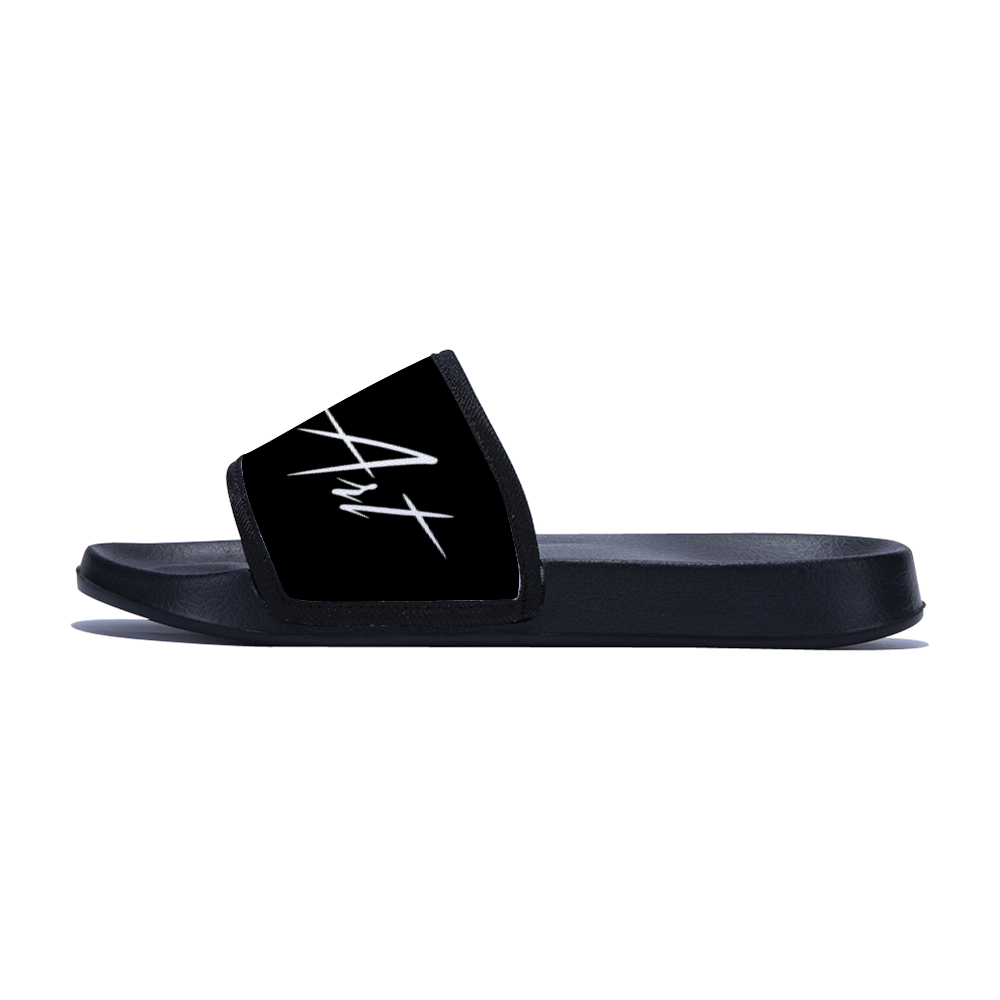 Slippers for Children Black Color, Flip-Flops in the Bathroom