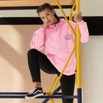 Load image into Gallery viewer, Embroidered Pink Champion Packable Jacket
