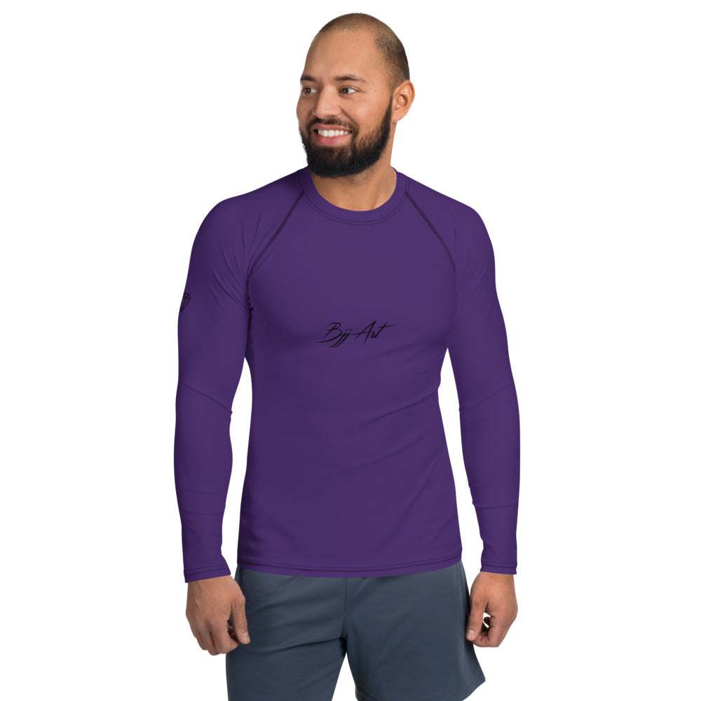 Men's Ranked Purple Belt Rash Guard