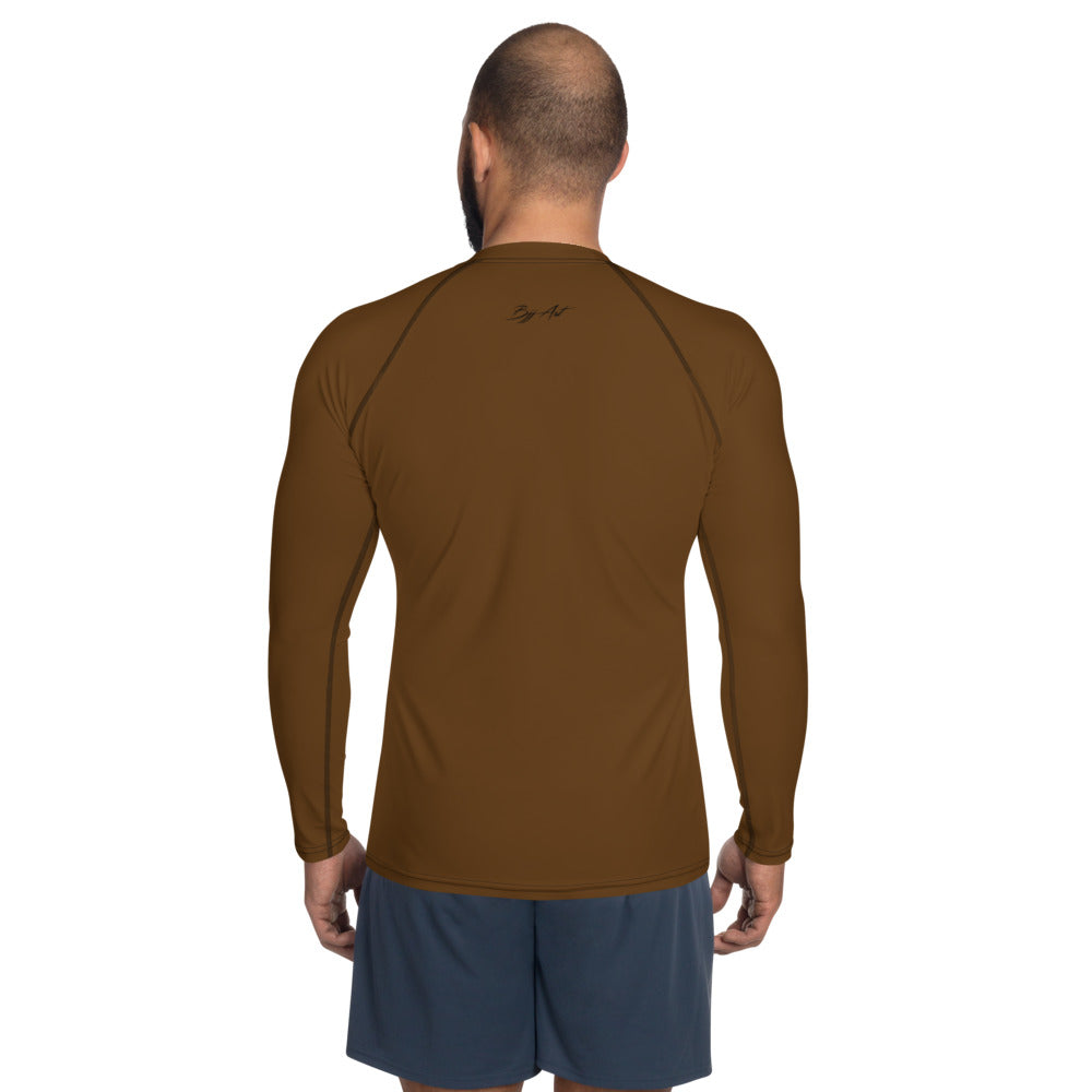 Men's Ranked Brown Belt Rash Guard
