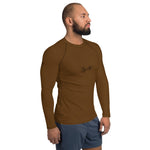 Carregar imagem no visualizador da galeria, Men&#39;s Ranked Brown Belt Rash Guard
