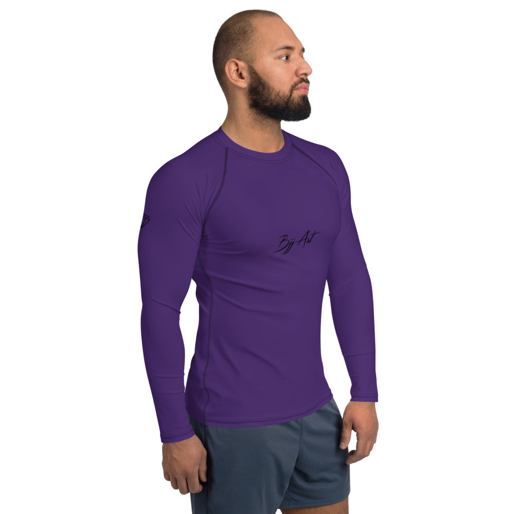 Men's Ranked Purple Belt Rash Guard