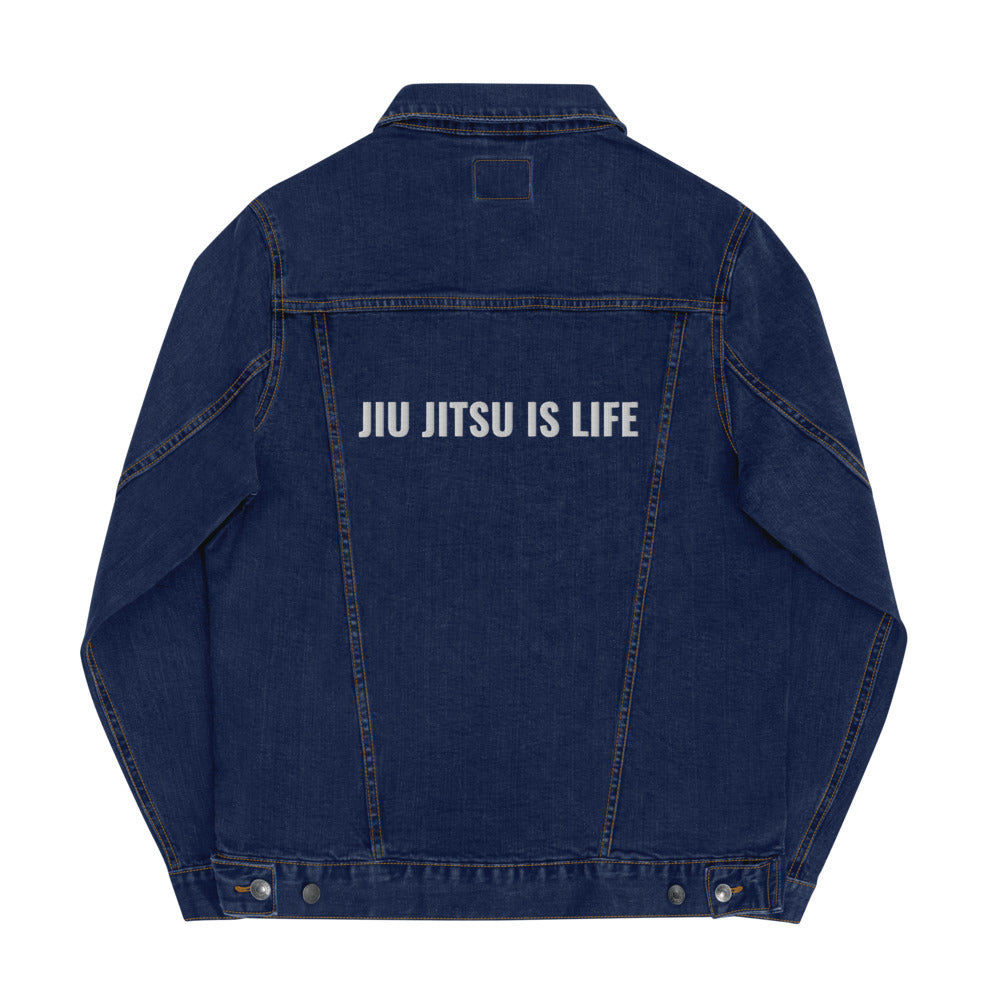 Jiu Jitsu is Life denim jacket
