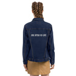 Carregar imagem no visualizador da galeria, Jiu Jitsu is Life denim jacket
